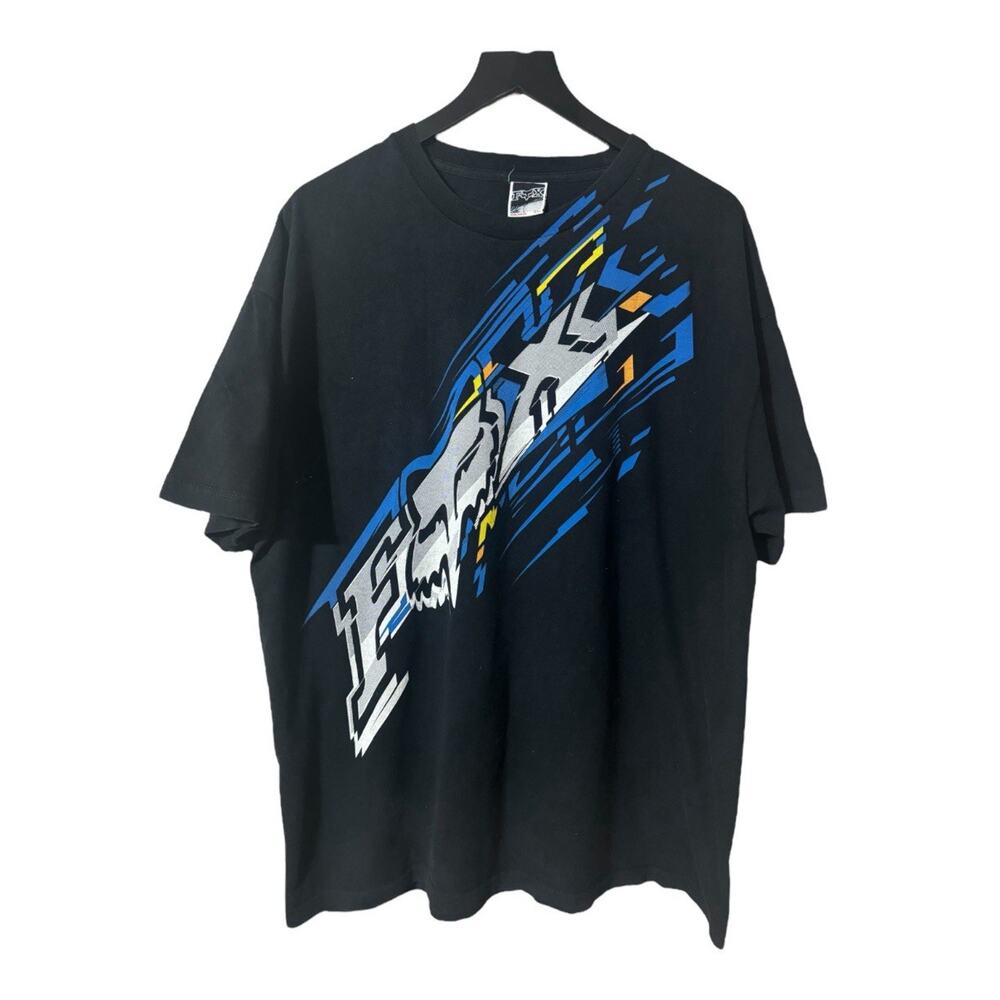 Fox Racing Vintage Y2K T Shirt black XXL Motorcross Dirt Bike